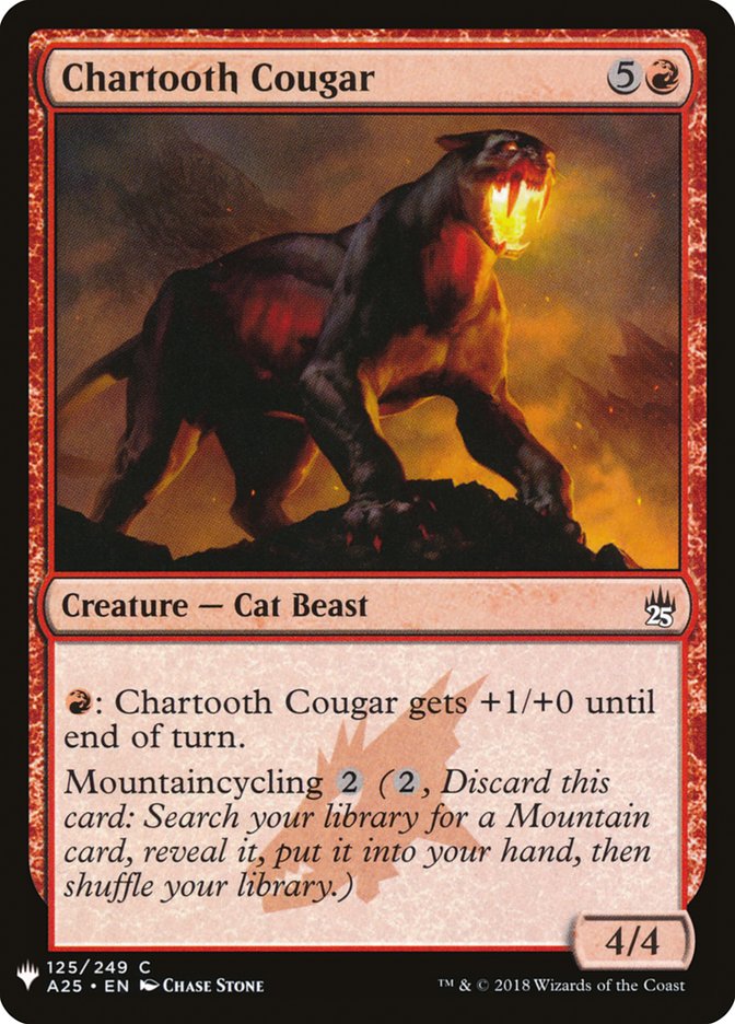 Chartooth Cougar [Mystery Booster] | L.A. Mood Comics and Games