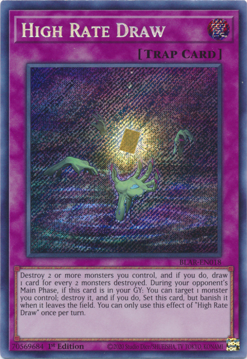 High Rate Draw [BLAR-EN018] Secret Rare | L.A. Mood Comics and Games