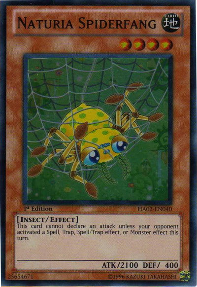 Naturia Spiderfang [HA02-EN040] Super Rare | L.A. Mood Comics and Games
