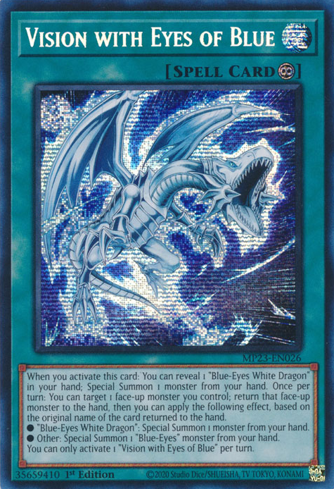 Vision with Eyes of Blue [MP23-EN026] Prismatic Secret Rare | L.A. Mood Comics and Games