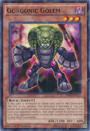 Gorgonic Golem [BP03-EN110] Shatterfoil Rare | L.A. Mood Comics and Games