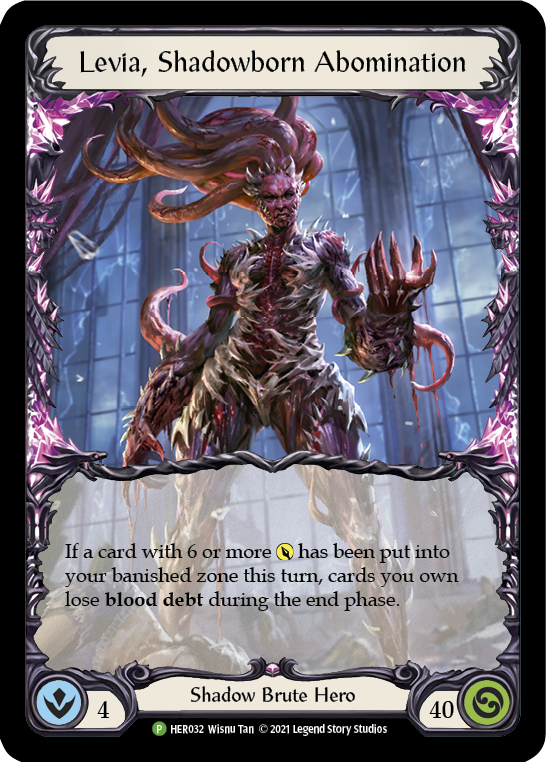 Levia, Shadowborn Abomination [HER032] (Promo)  Cold Foil | L.A. Mood Comics and Games