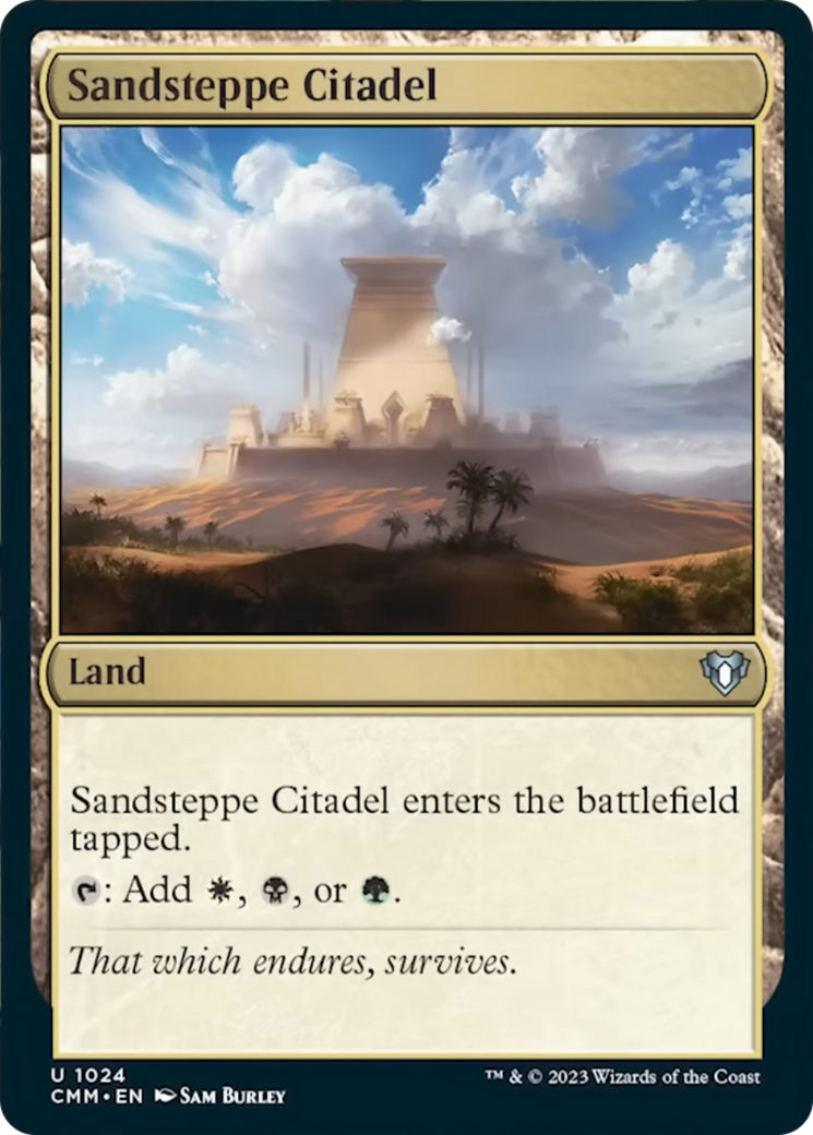 Sandsteppe Citadel [Commander Masters] | L.A. Mood Comics and Games