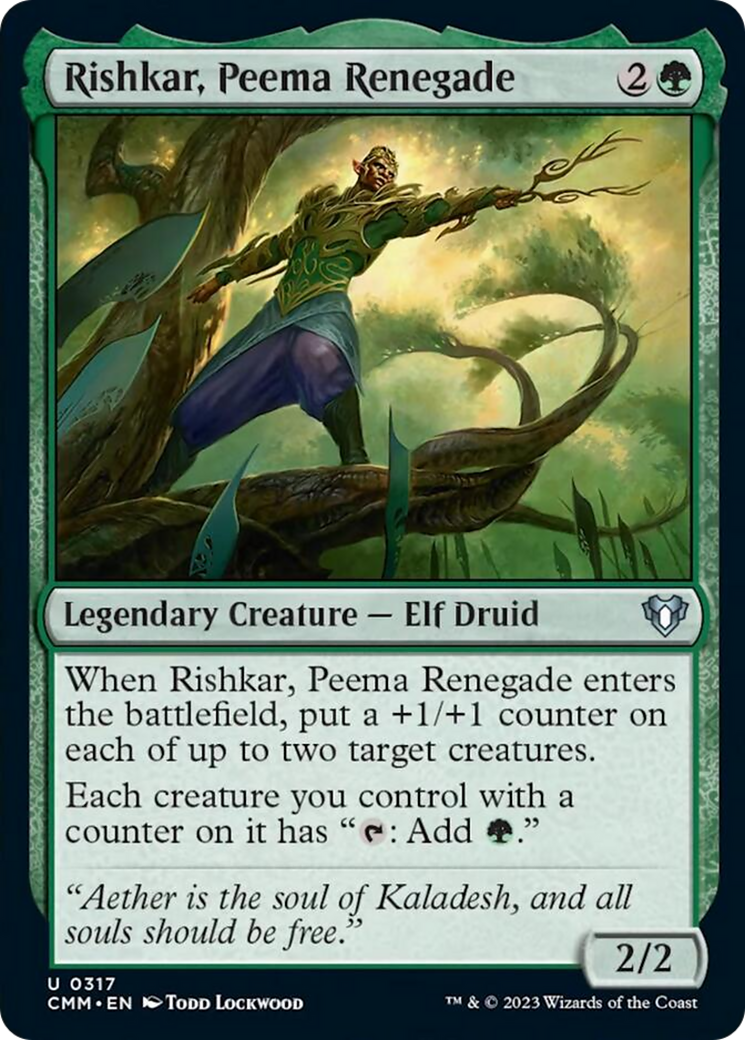 Rishkar, Peema Renegade [Commander Masters] | L.A. Mood Comics and Games