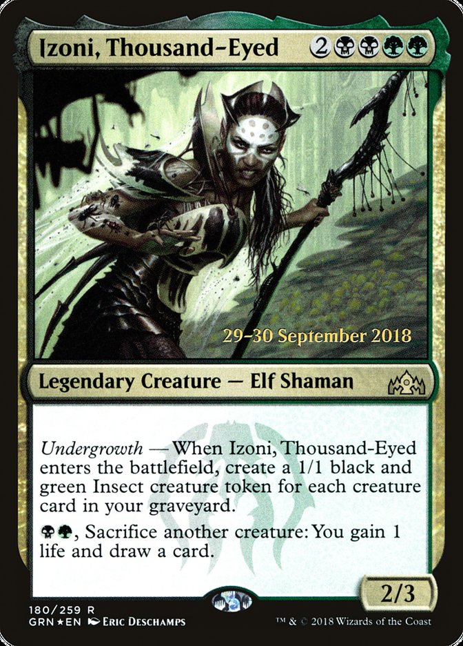 Izoni, Thousand-Eyed [Guilds of Ravnica Prerelease Promos] | L.A. Mood Comics and Games