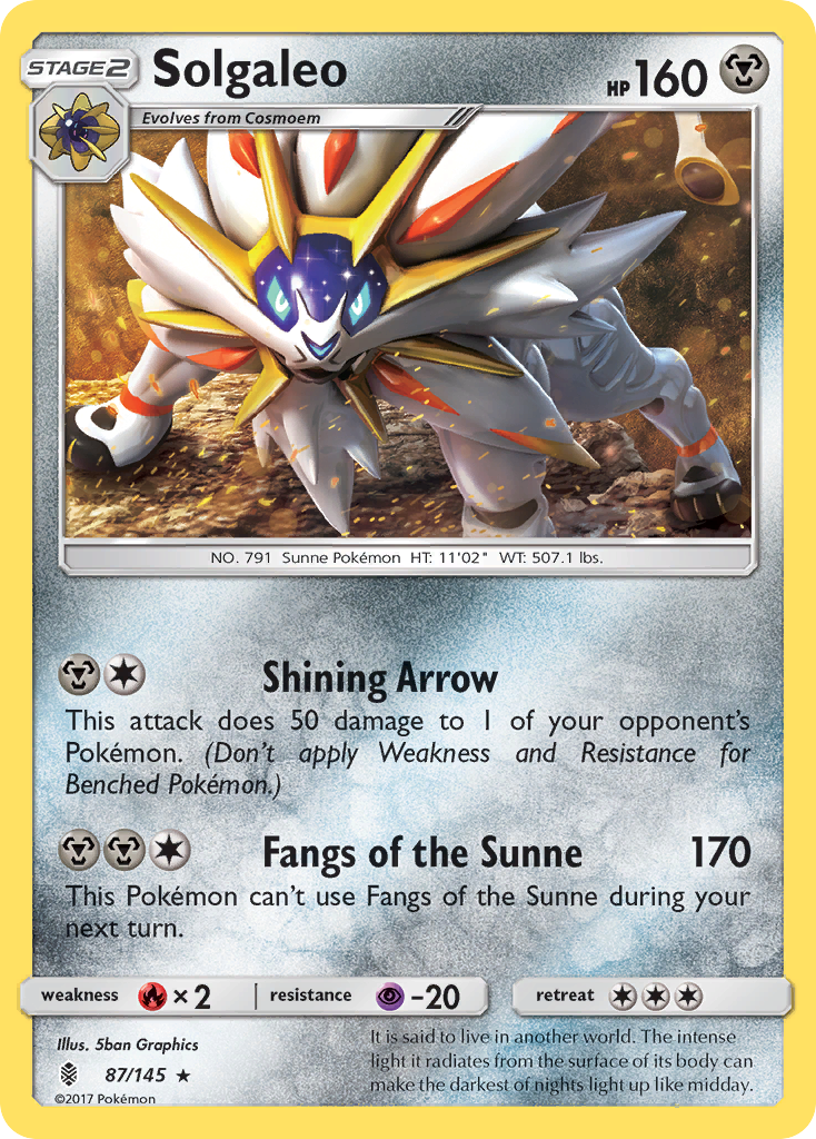 Solgaleo (87/145) [Sun & Moon: Guardians Rising] | L.A. Mood Comics and Games