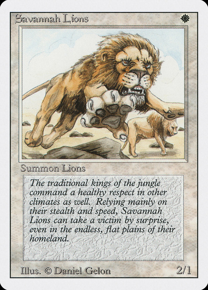Savannah Lions [Revised Edition] | L.A. Mood Comics and Games