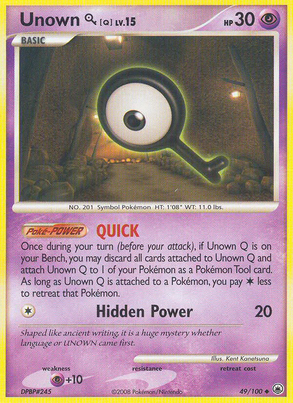 Unown Q (49/100) [Diamond & Pearl: Majestic Dawn] | L.A. Mood Comics and Games