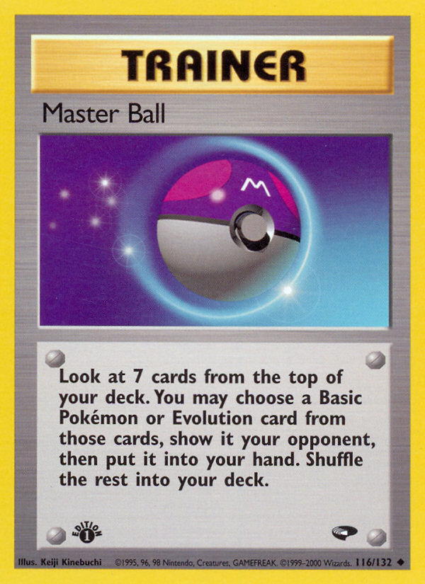 Master Ball (116/132) [Gym Challenge 1st Edition] | L.A. Mood Comics and Games