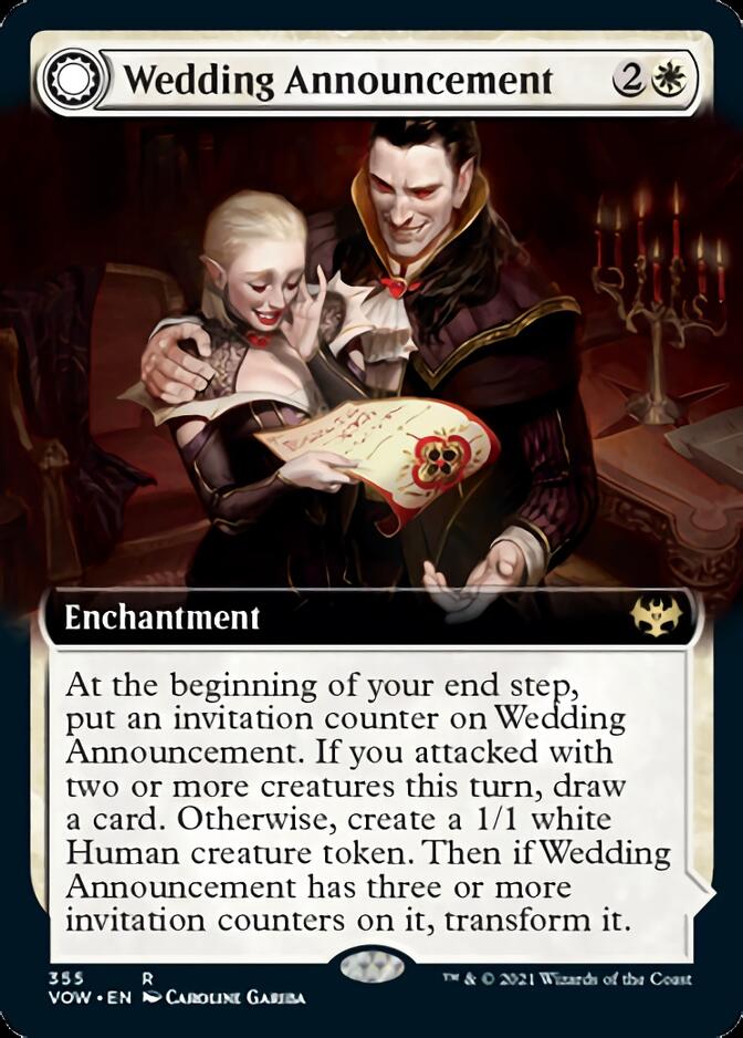 Wedding Announcement // Wedding Festivity (Extended Art) [Innistrad: Crimson Vow] | L.A. Mood Comics and Games