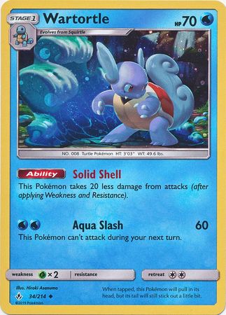 Wartortle (34/214) (Premium Collection Promo) [Sun & Moon: Unbroken Bonds] | L.A. Mood Comics and Games