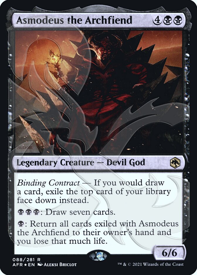 Asmodeus the Archfiend (Ampersand Promo) [Dungeons & Dragons: Adventures in the Forgotten Realms Promos] | L.A. Mood Comics and Games