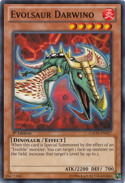 Evolsaur Darwino [GAOV-EN027] Common | L.A. Mood Comics and Games