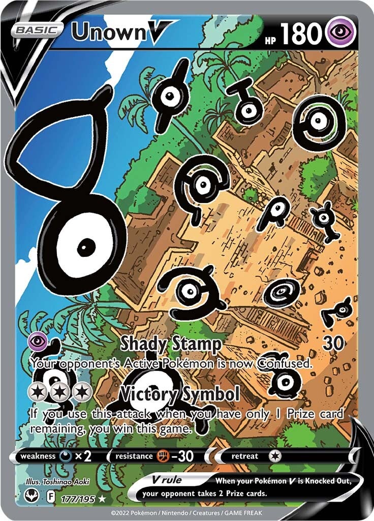 Unown V (177/195) [Sword & Shield: Silver Tempest] | L.A. Mood Comics and Games