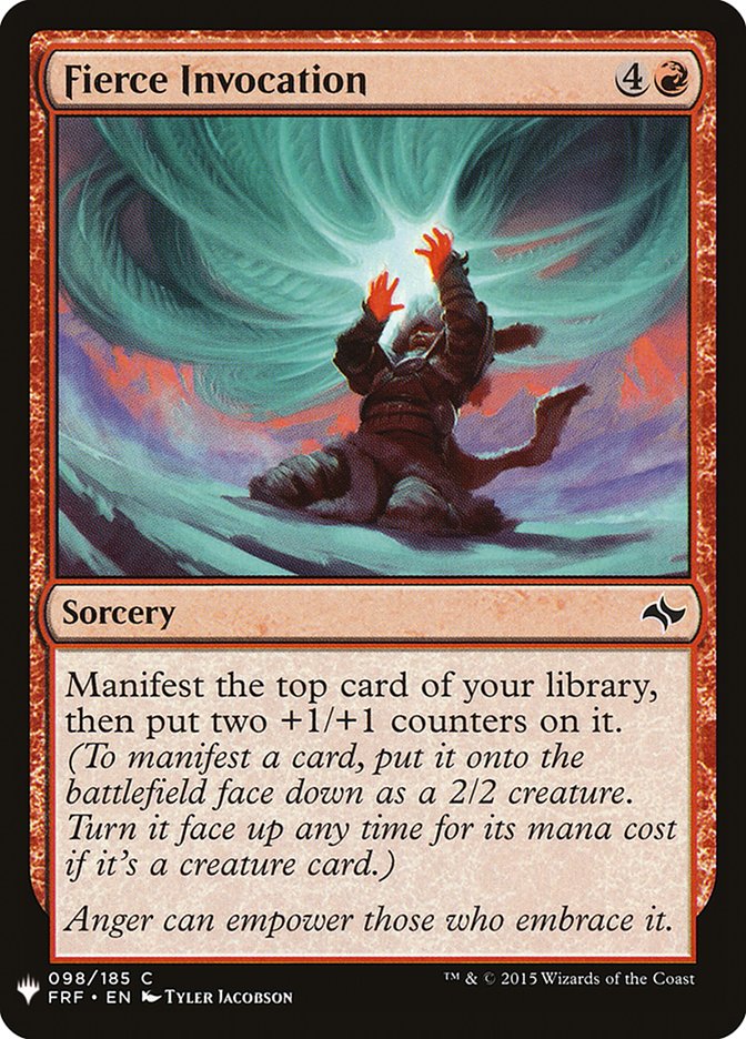 Fierce Invocation [Mystery Booster] | L.A. Mood Comics and Games