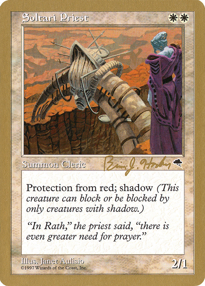 Soltari Priest (Brian Hacker) [World Championship Decks 1998] | L.A. Mood Comics and Games