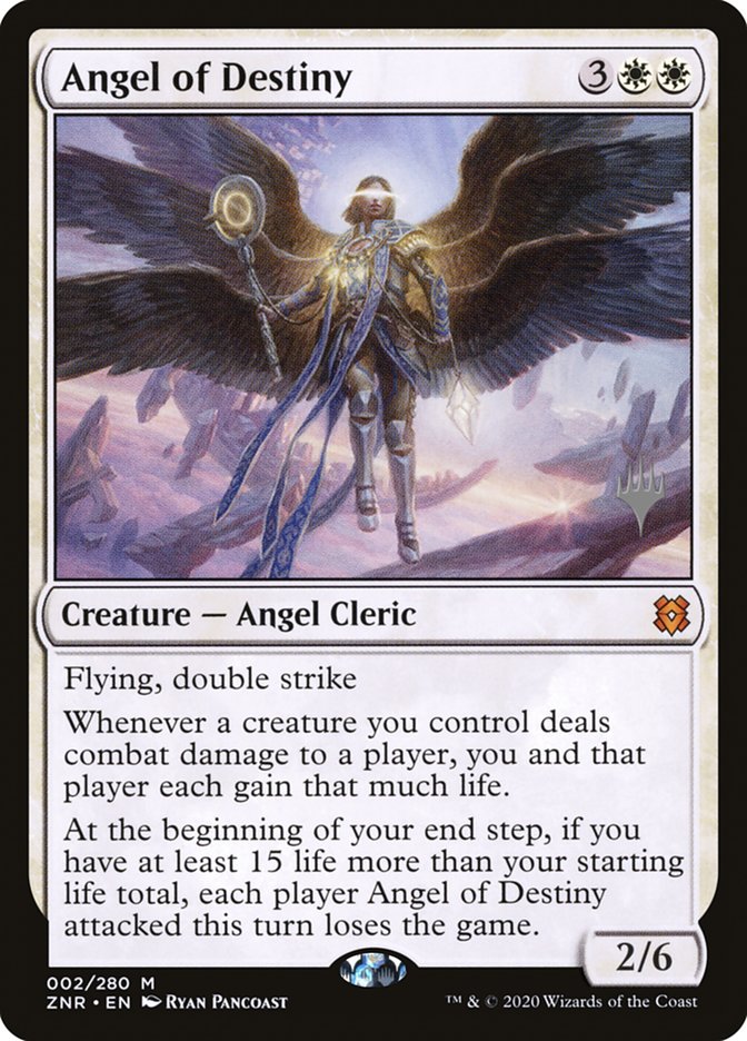 Angel of Destiny (Promo Pack) [Zendikar Rising Promos] | L.A. Mood Comics and Games