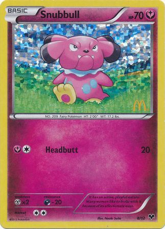 Snubbull (8/12) [McDonald's Promos: 2014 Collection] | L.A. Mood Comics and Games