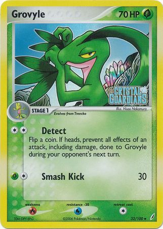 Grovyle (32/100) (Stamped) [EX: Crystal Guardians] | L.A. Mood Comics and Games