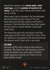 Booster Sleuth (Magic Minigame) [Kamigawa: Neon Dynasty Minigame] | L.A. Mood Comics and Games