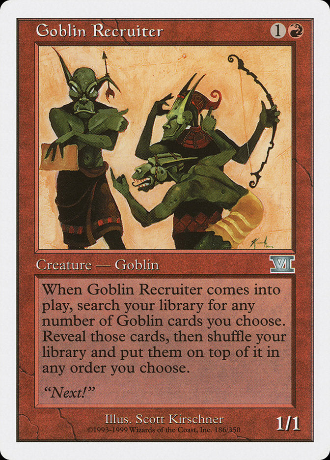 Goblin Recruiter [Classic Sixth Edition] | L.A. Mood Comics and Games