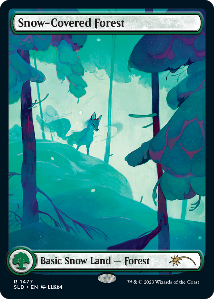 Snow-Covered Forest (1477) [Secret Lair Drop Series] | L.A. Mood Comics and Games