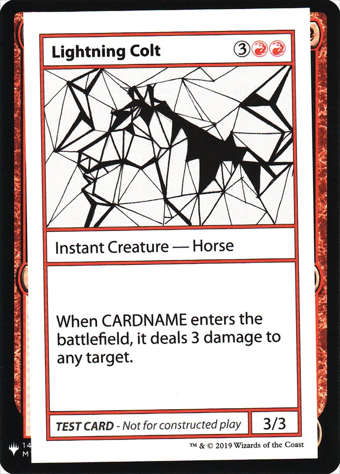 Lightning Colt [Mystery Booster Playtest Cards] | L.A. Mood Comics and Games