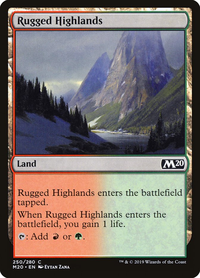 Rugged Highlands [Core Set 2020] | L.A. Mood Comics and Games