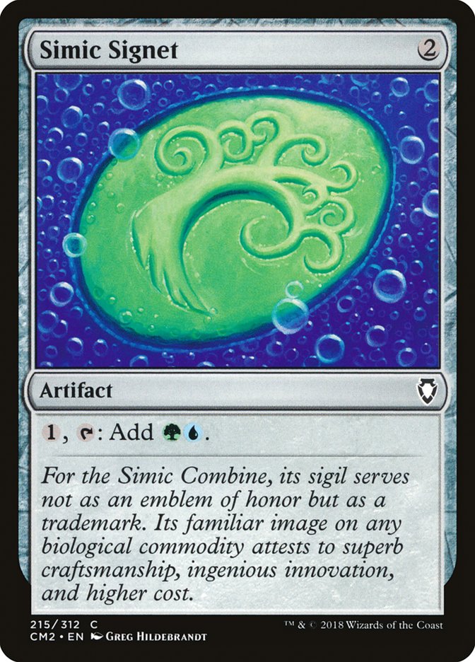 Simic Signet (215/312) [Commander Anthology Volume II] | L.A. Mood Comics and Games