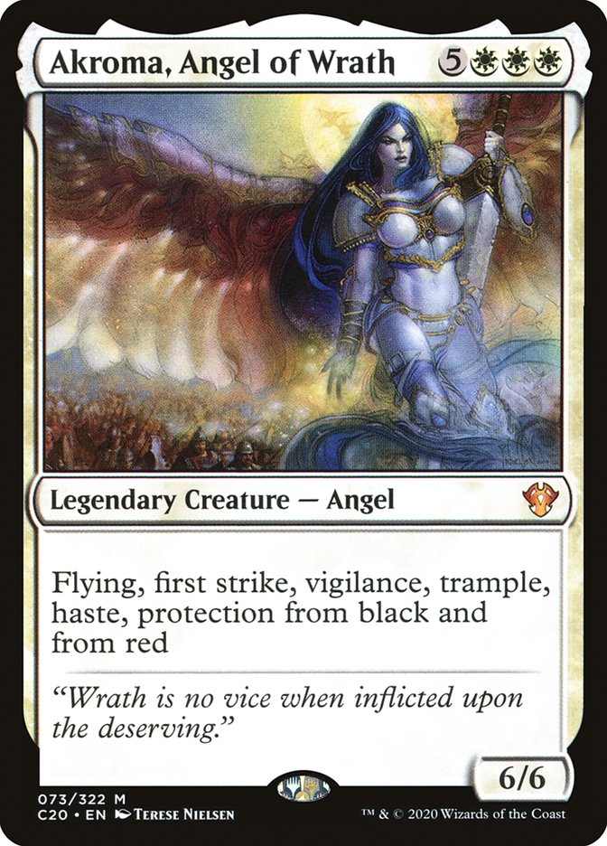 Akroma, Angel of Wrath [Commander 2020] | L.A. Mood Comics and Games