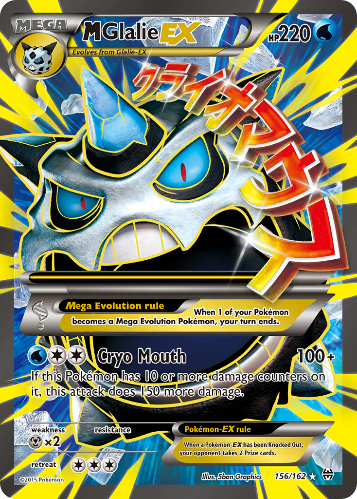 M Glalie EX (156/162) [XY: BREAKthrough] | L.A. Mood Comics and Games