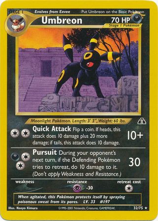 Umbreon (32/75) [Neo Discovery Unlimited] | L.A. Mood Comics and Games