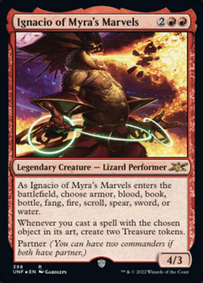 Ignacio of Myra's Marvels (Galaxy Foil) [Unfinity] | L.A. Mood Comics and Games