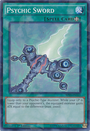 Psychic Sword [BP03-EN163] Shatterfoil Rare | L.A. Mood Comics and Games