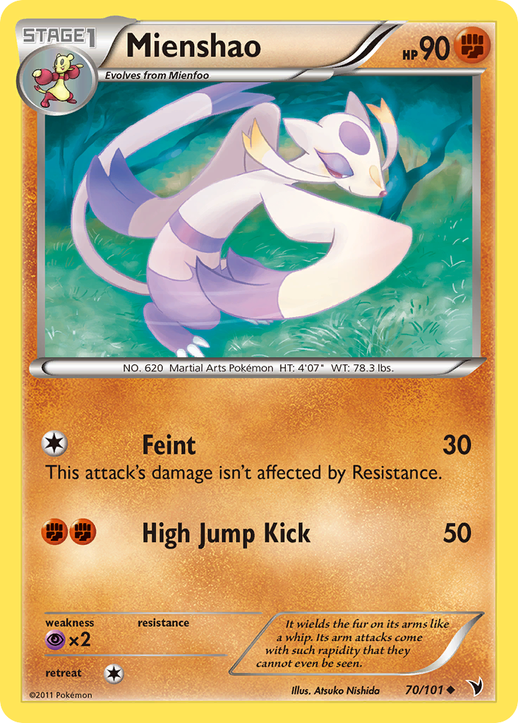 Mienshao (70/101) [Black & White: Noble Victories] | L.A. Mood Comics and Games