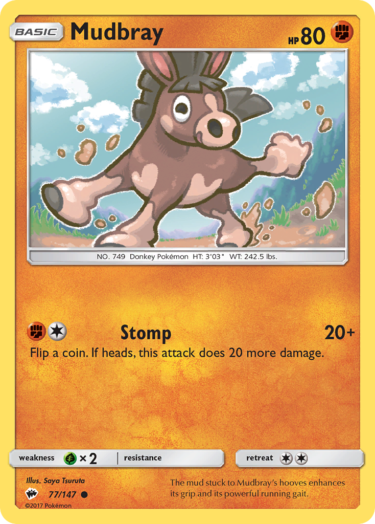 Mudbray (77/147) [Sun & Moon: Burning Shadows] | L.A. Mood Comics and Games