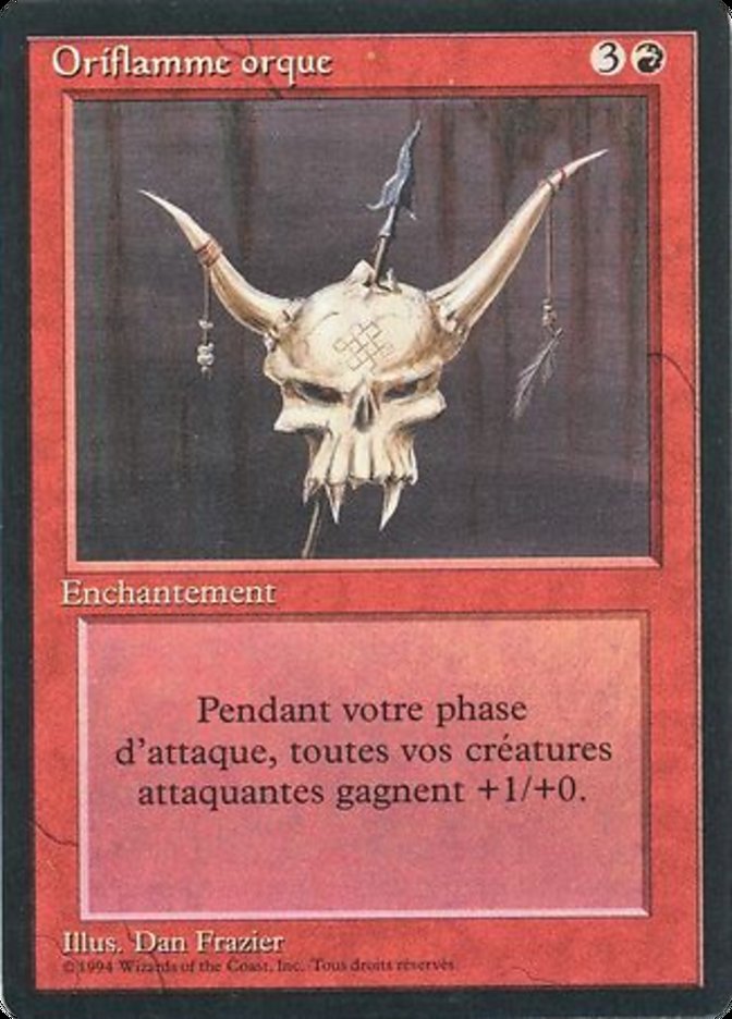 Orcish Oriflamme [Foreign Black Border] | L.A. Mood Comics and Games