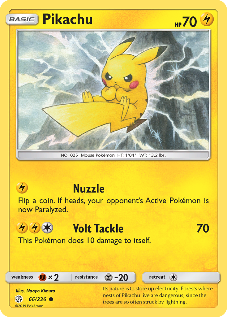 Pikachu (66/236) [Sun & Moon: Cosmic Eclipse] | L.A. Mood Comics and Games