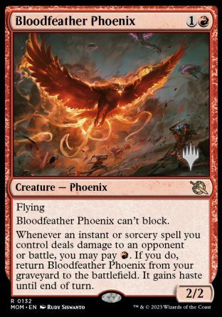 Bloodfeather Phoenix (Promo Pack) [March of the Machine Promos] | L.A. Mood Comics and Games