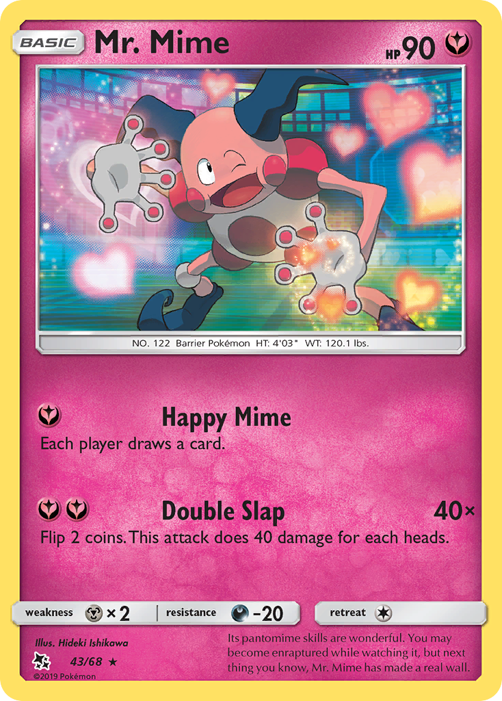Mr. Mime (43/68) [Sun & Moon: Hidden Fates] | L.A. Mood Comics and Games