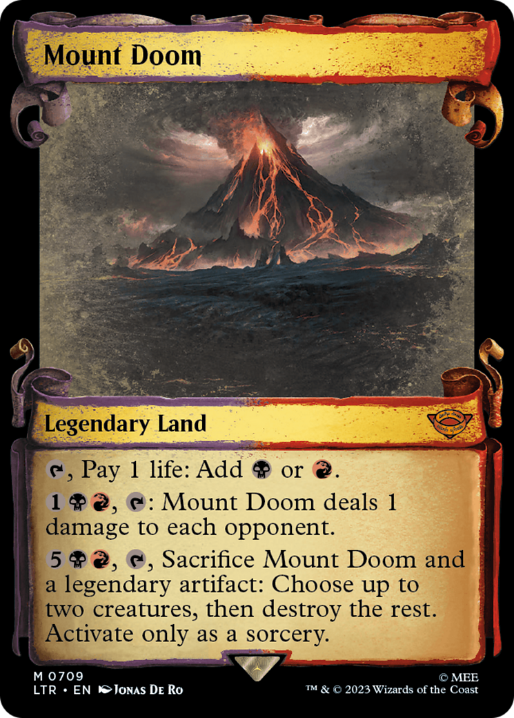 Mount Doom [The Lord of the Rings: Tales of Middle-Earth Showcase Scrolls] | L.A. Mood Comics and Games