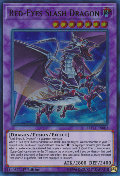 Red-Eyes Slash Dragon [LEDU-EN003] Ultra Rare | L.A. Mood Comics and Games