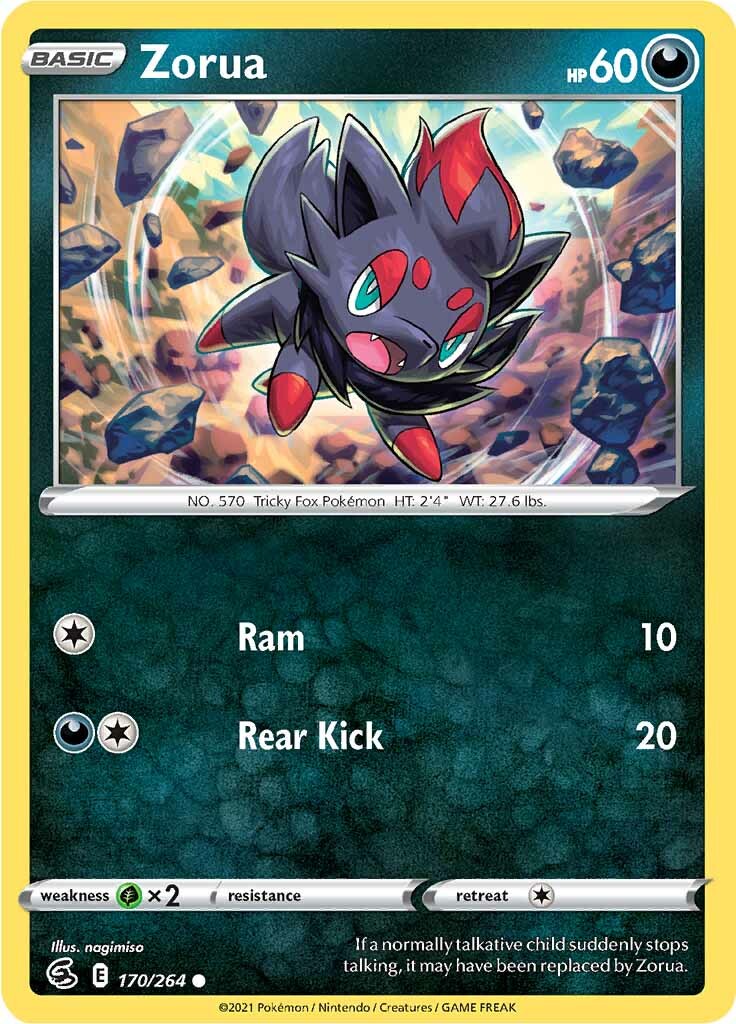 Zorua (170/264) [Sword & Shield: Fusion Strike] | L.A. Mood Comics and Games