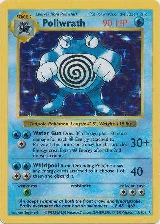 Poliwrath (13/102) [Base Set Shadowless Unlimited] | L.A. Mood Comics and Games