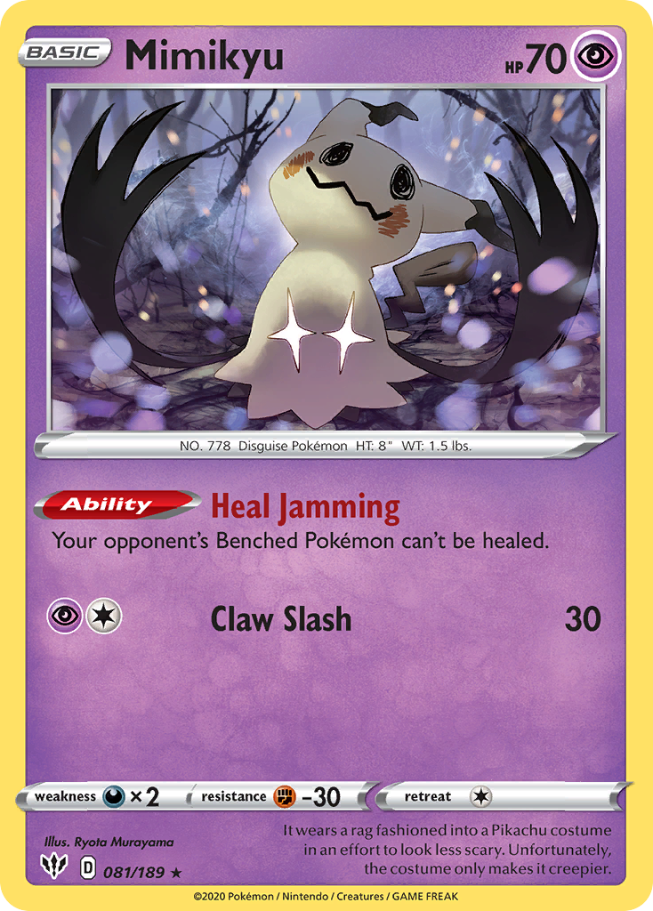 Mimikyu (081/189) [Sword & Shield: Darkness Ablaze] | L.A. Mood Comics and Games