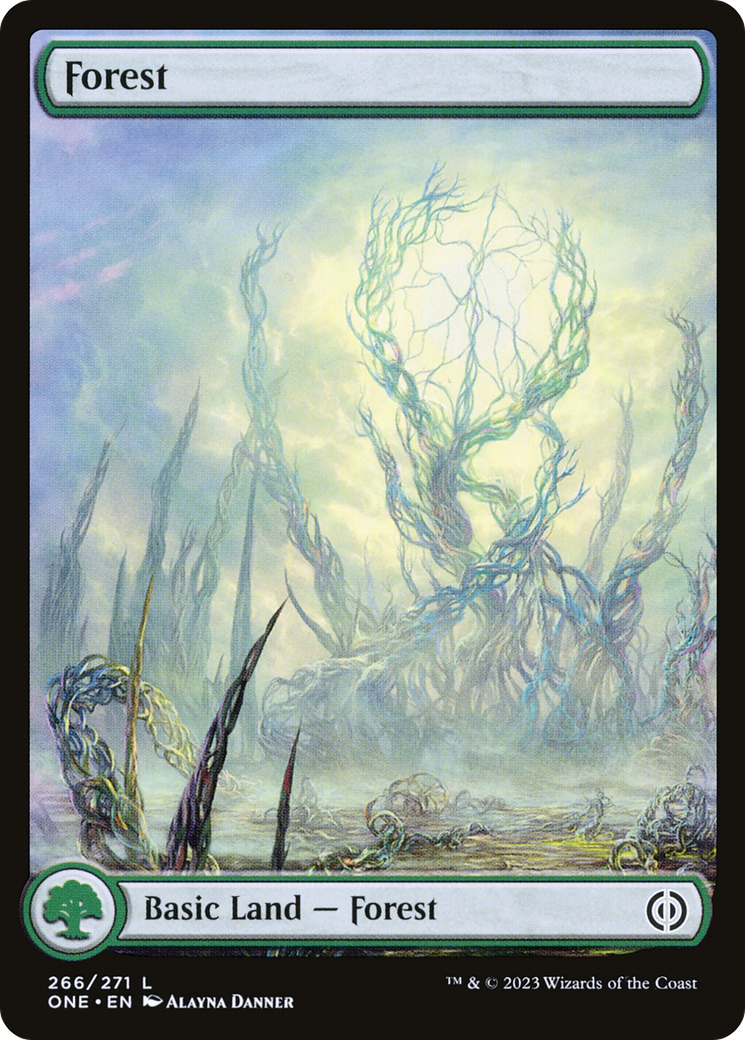 Forest (266) (Full-Art) [Phyrexia: All Will Be One] | L.A. Mood Comics and Games