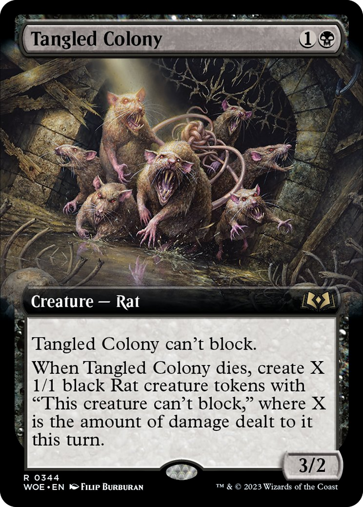 Tangled Colony (Extended Art) [Wilds of Eldraine] | L.A. Mood Comics and Games