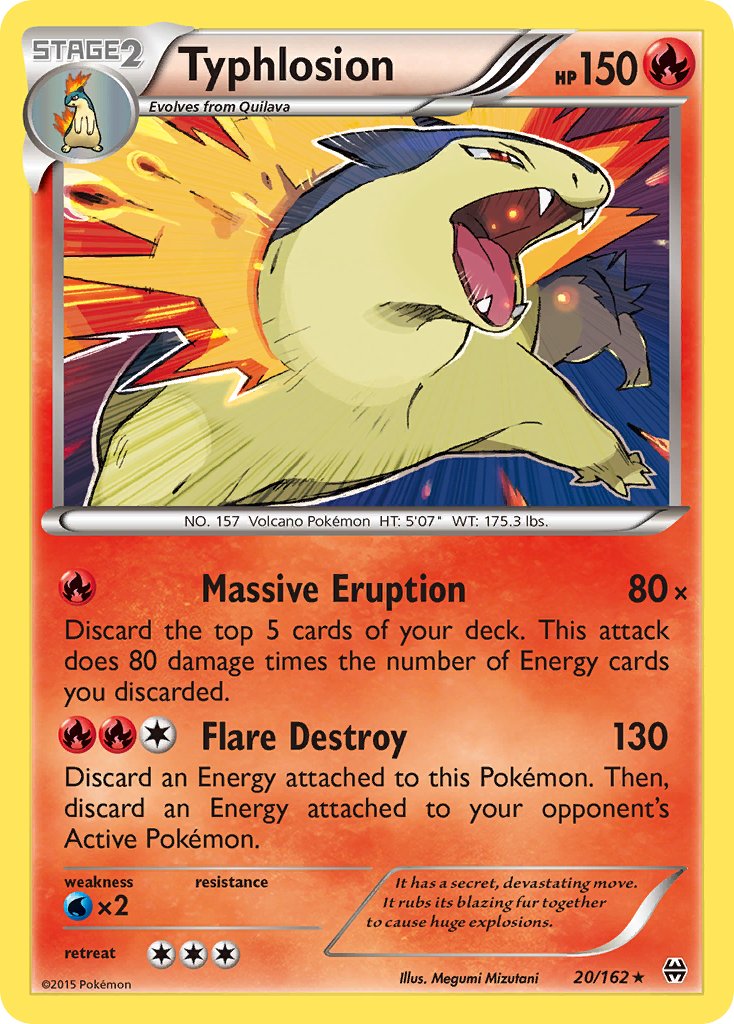 Typhlosion (20/162) (Cosmos Holo) (Blister Exclusive) [XY: BREAKthrough] | L.A. Mood Comics and Games