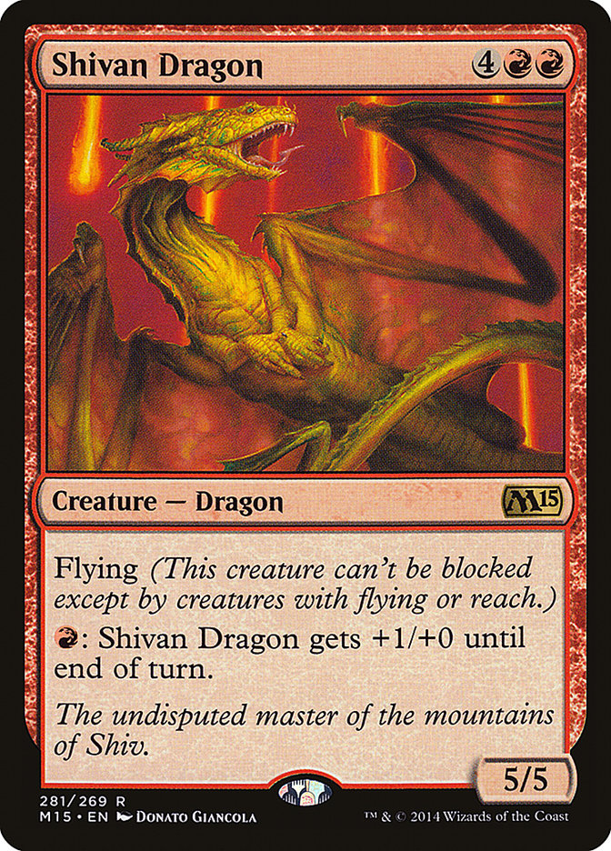 Shivan Dragon [Magic 2015] | L.A. Mood Comics and Games