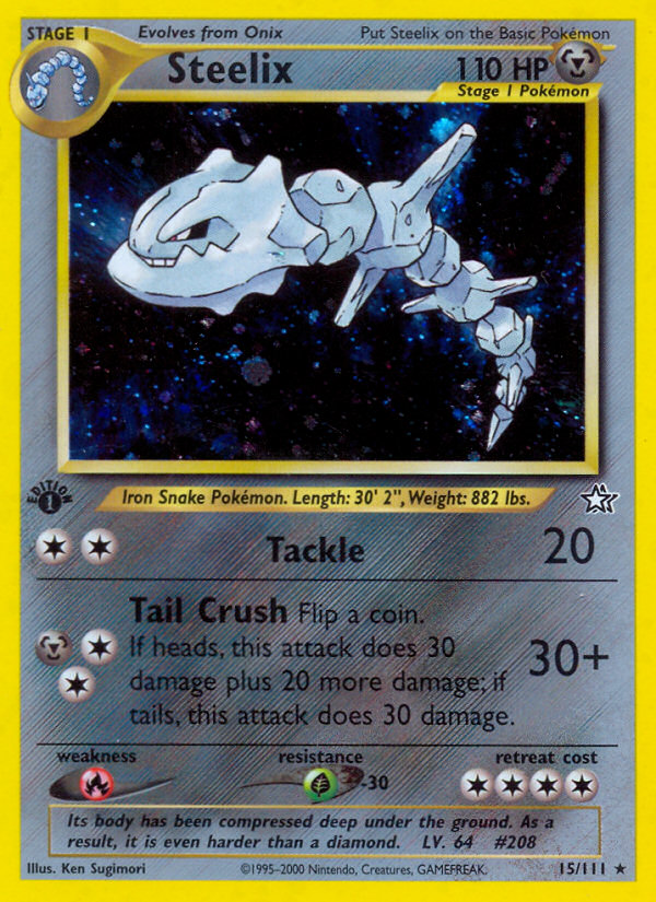 Steelix (15/111) [Neo Genesis 1st Edition] | L.A. Mood Comics and Games